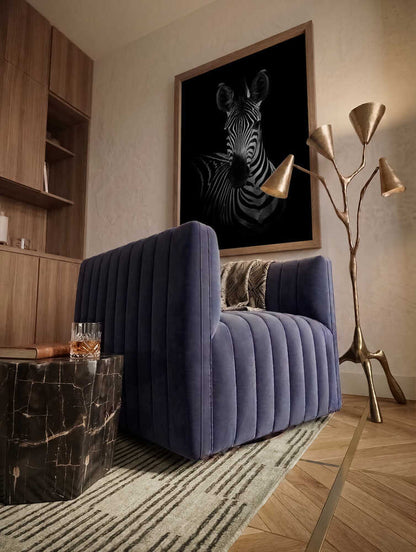 Striking Zebra Portrait