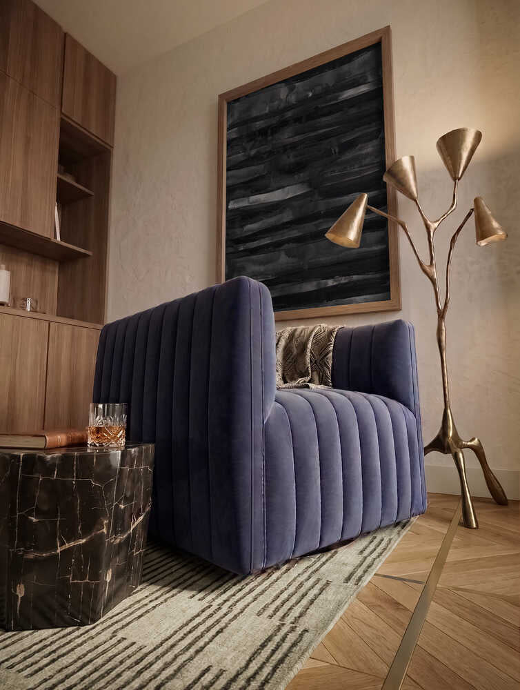 Dark Abstract Stripes