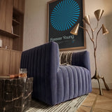 Blue Radial Burst