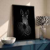 Striking Zebra Portrait