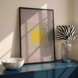 Minimalist Yellow Oval