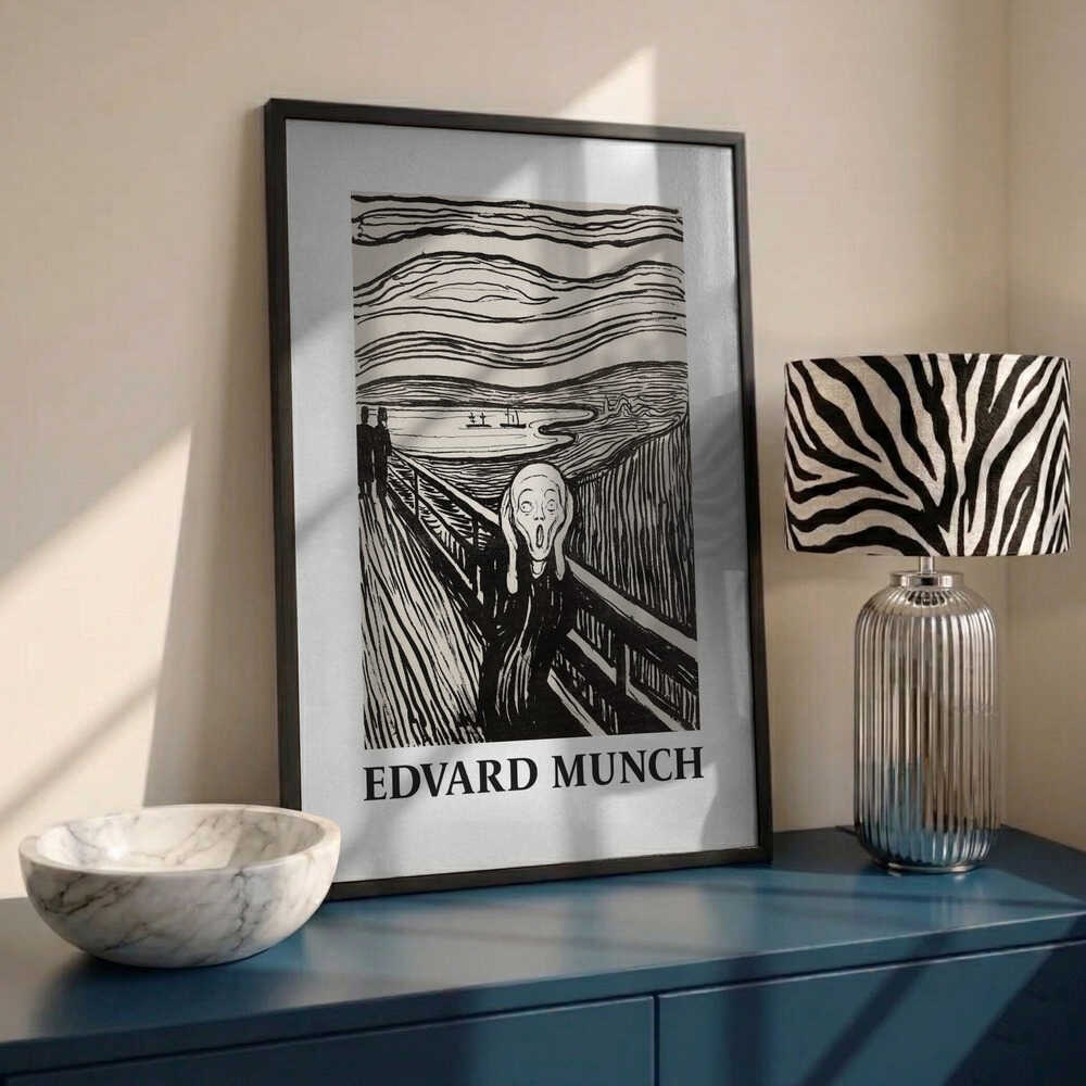 Skriet- The Scream - Monochrome Version