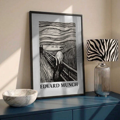 Skriet- The Scream - Monochrome Version