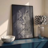 Vintage Meow Portrait