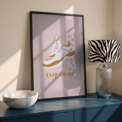 Pink Keep Going Sneaker