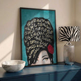 Graphic Beehive Portrait