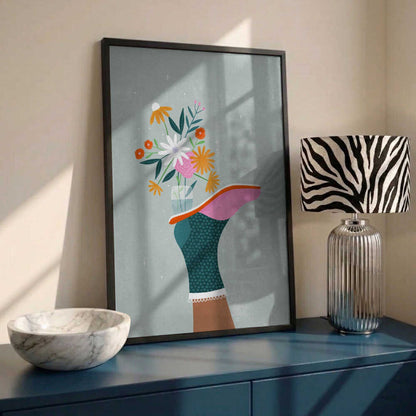 Flowers in a High Heel