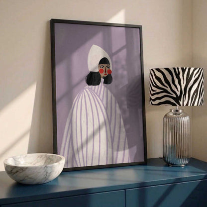 Whimsical Bonnet Woman