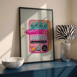 Whimsical Pink Sardines