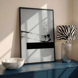 Dynamic Black Brushstroke