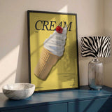 Cherry Ice Cream Cone