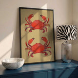 Vibrant Red Crabs