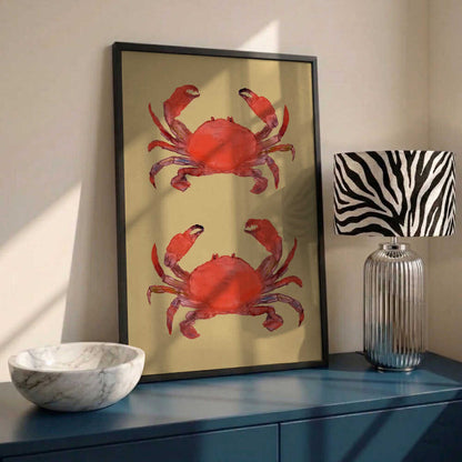 Vibrant Red Crabs