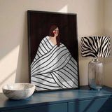 Quiet Striped Portrait