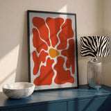 Vibrant Retro Flower