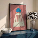 Badminton White Blue