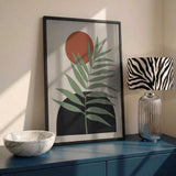 Terracotta Sun Palm Leaf