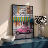 Vintage Pink Beetle Street