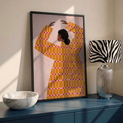 Dancing Woman in Orange