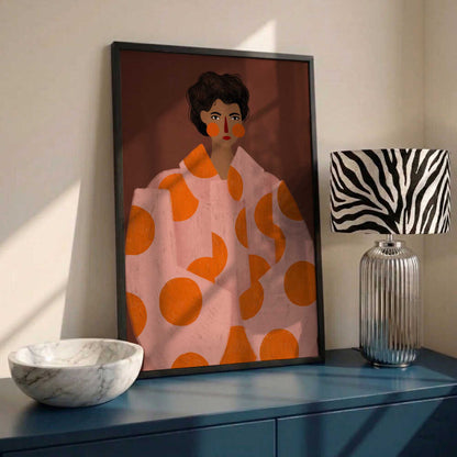 Polka Dot Fashion Portrait