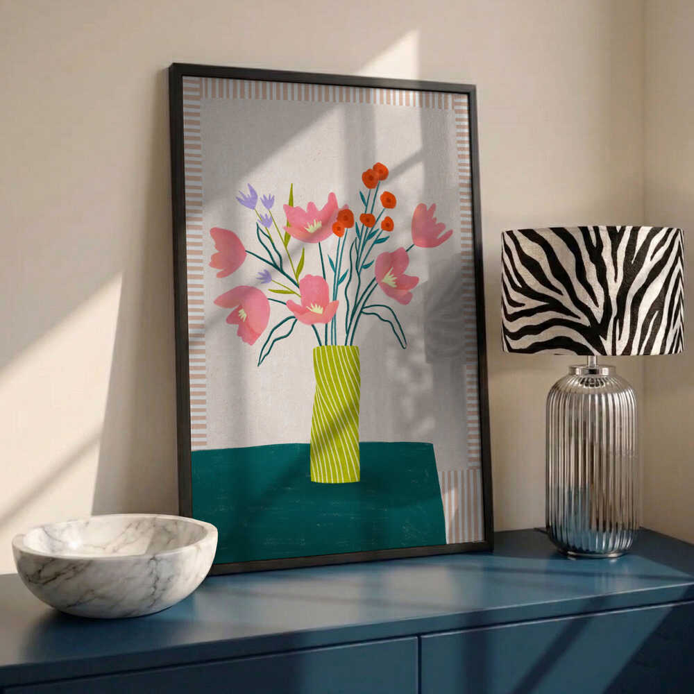 Vibrant Floral Still Life