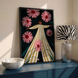 Joyful Woman In Bloom