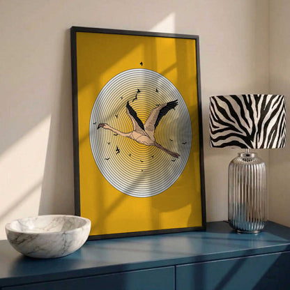 Golden Sun Flamingo