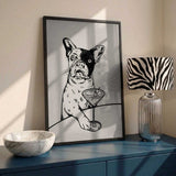French Bulldog Martini