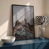 Earthy Textured Mountains