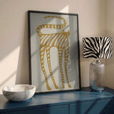 Whimsical Striped Cat