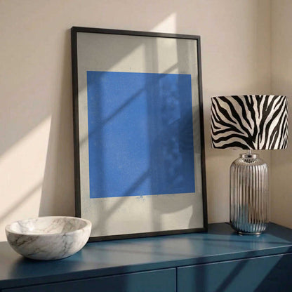 Blue Square Abstract