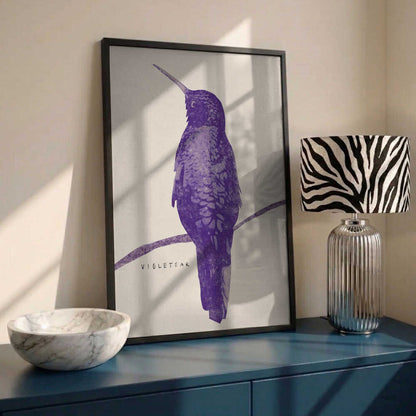 Elegant Violet Hummingbird