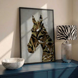 Camouflage Horse Head