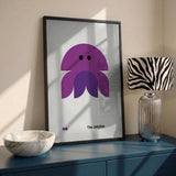 Playful Purple Jellyfish