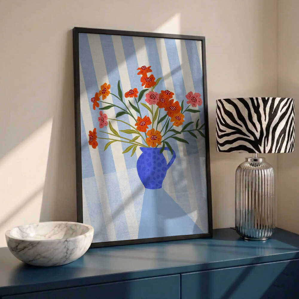 Cheerful Floral Pitcher