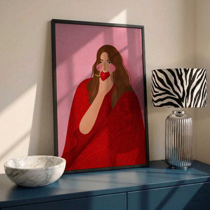 Cozy Woman Apple