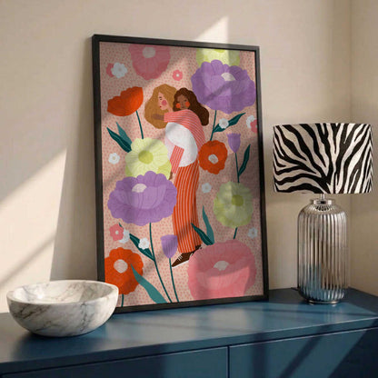 Joyful Floral Embrace