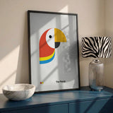 Colorful Geometric Parrot