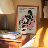 Elegant Woman Reading
