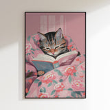 Cozy Cat Reading