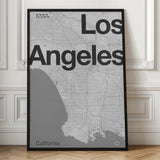 Los Angeles California Map