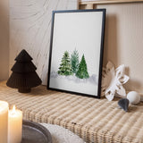 Three Winter Pines