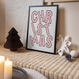 Pink Scribble Christmas