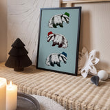 Christmas Badgers