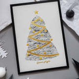 Golden Silent Night Tree