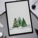 Three Winter Pines