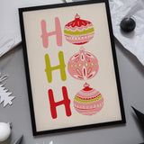 Colorful Christmas Ho Ho Ho