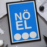 Minimalist Noel Blue