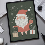 Jolly Santa With Gifts
