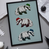 Christmas Badgers